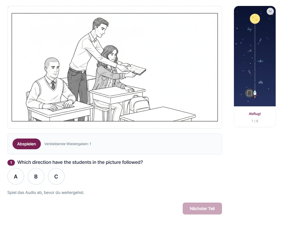 Der Test selbst